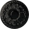 Ekena Millwork Colton Ceiling Medallion (Fits Canopies up to 4 3/4"), Hand-Painted Black Pearl, 15 3/4"OD x 1 1/2"P CM15CNBPS - alternate 1